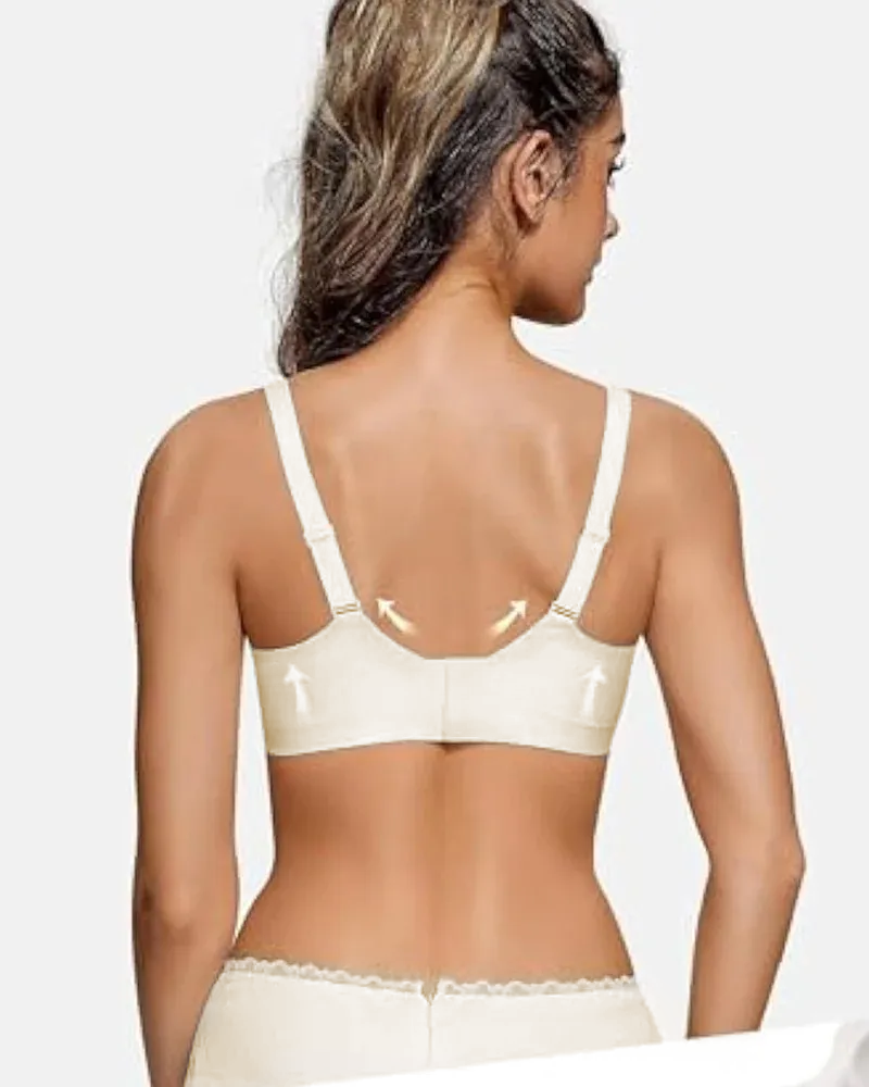 Vibecurve® Seamless Soft Comfort Wireless Mesh Bra