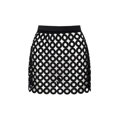 Vibecurve® Women's Ring Strap Push Up onePiece Swimsuit and Matching Skirt Set BathingSuit Outdoorfun