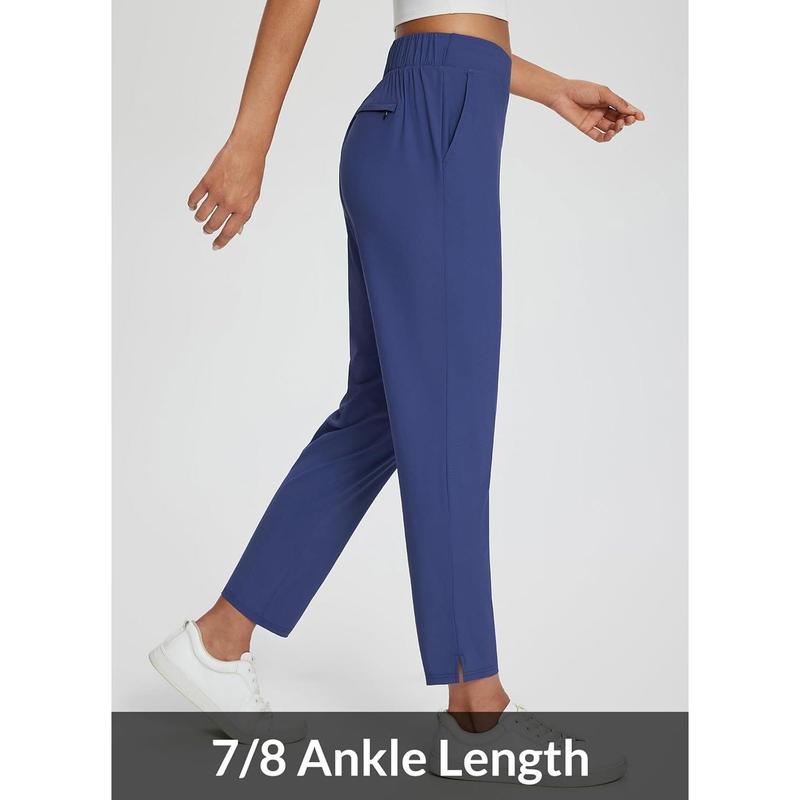 Vibecurve®High Waist Elastic Zip Pocket Lounge Pants