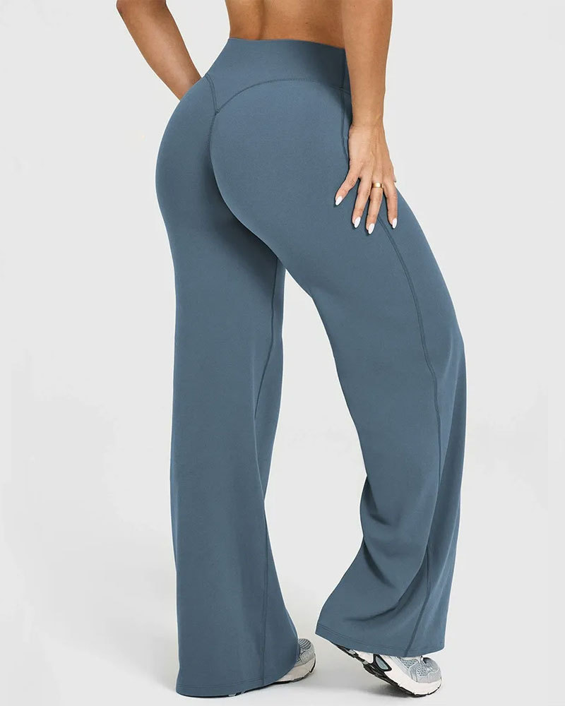 Vibecurve®Women's Wide Leg Yoga Lounge Pants HighWaisted Casual Pants