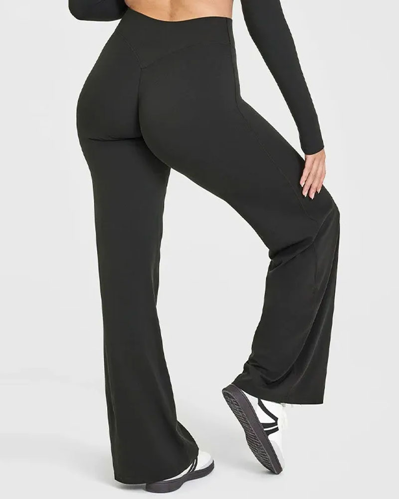 Vibecurve®Women's Wide Leg Yoga Lounge Pants HighWaisted Casual Pants