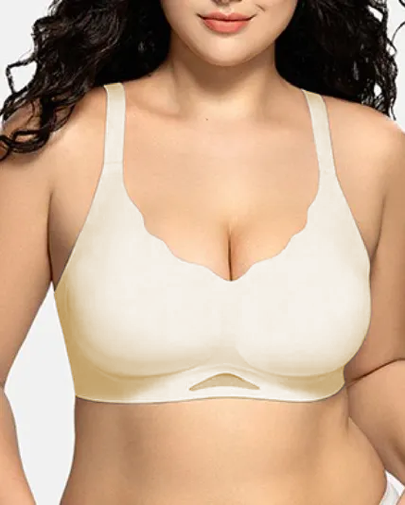 Vibecurve® Seamless Soft Comfort Wireless Mesh Bra