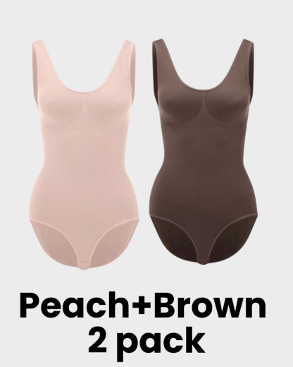 Vibecurve® Smoothing Seamless Tank Top Bodysuit Tummy Control Shapewear