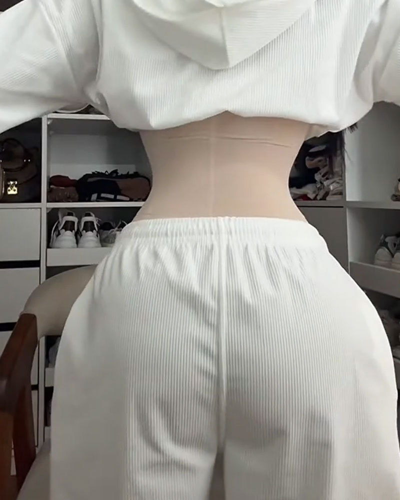 Vibecurve® Front Zipper Double Layer Compression Hourglass Tummy Control Waist Belt Waist Trainer