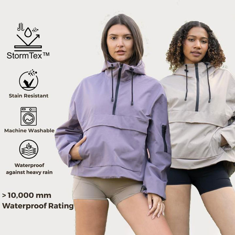 Vibecurve® StormTex Waterproof Oversized Fall Hoodie Coat