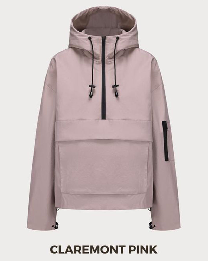 Vibecurve® StormTex Waterproof Oversized Fall Hoodie Coat