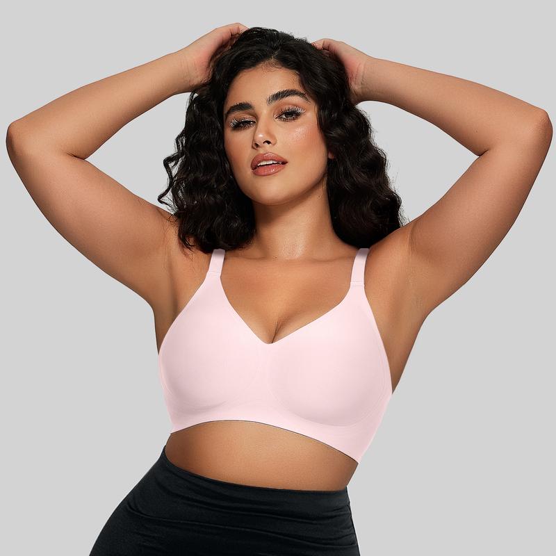 Vibecurve® Women Comfortable Push Up Bras Wireless Seamless Full Coverage Bra 