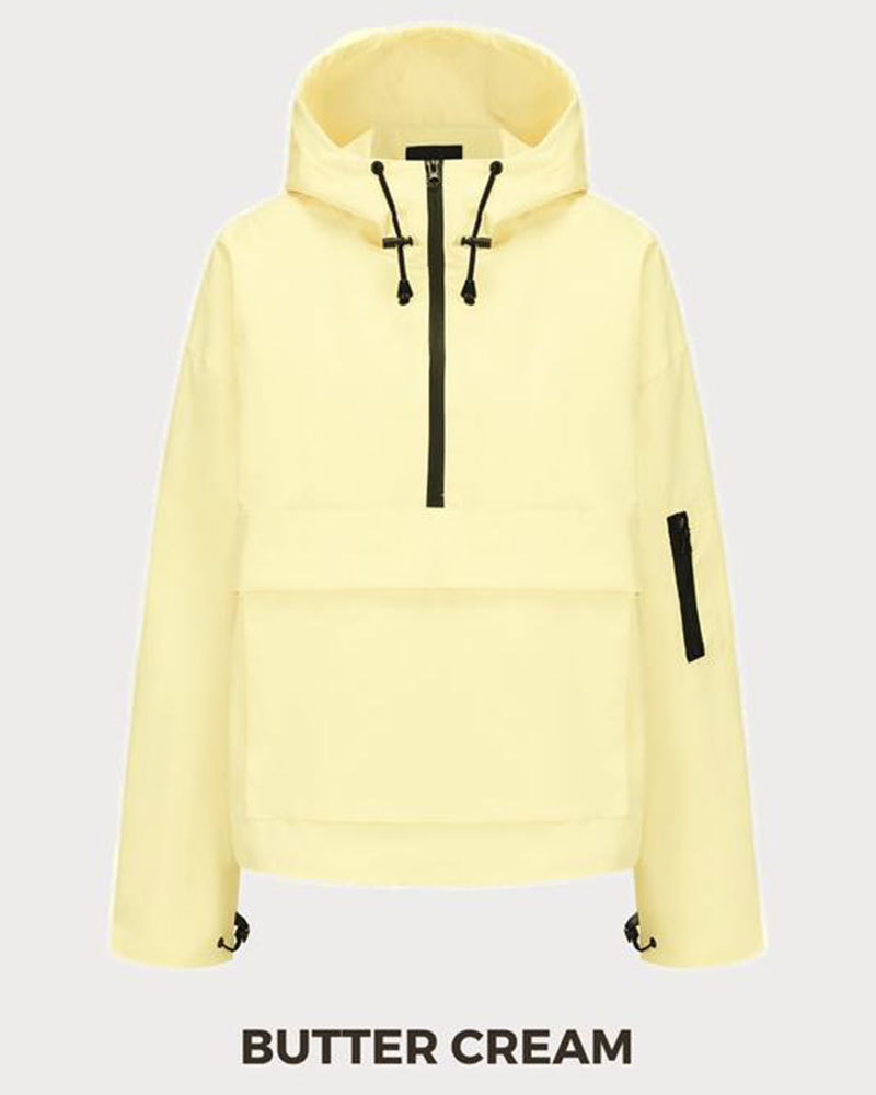 Vibecurve® StormTex Waterproof Oversized Fall Hoodie Coat