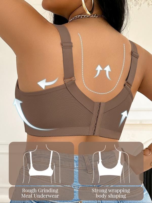 Vibecurve® Plus Size Bras for Women Bra Supportive Underwire Bra