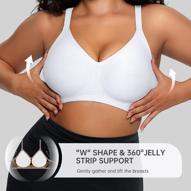 Vibecurve® Women Comfortable Push Up Bras Wireless Seamless Full Coverage Bra 