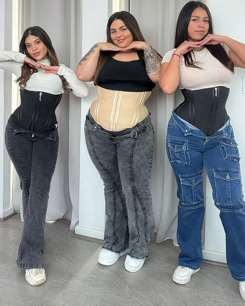 Vibecurve® Double Layer Tummy Tuck Hourglass Waist Belt Waist Trainer