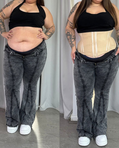 Vibecurve® Double Layer Tummy Tuck Hourglass Waist Belt Waist Trainer