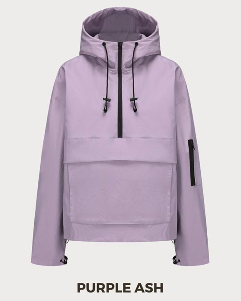 Vibecurve® StormTex Waterproof Oversized Fall Hoodie Coat