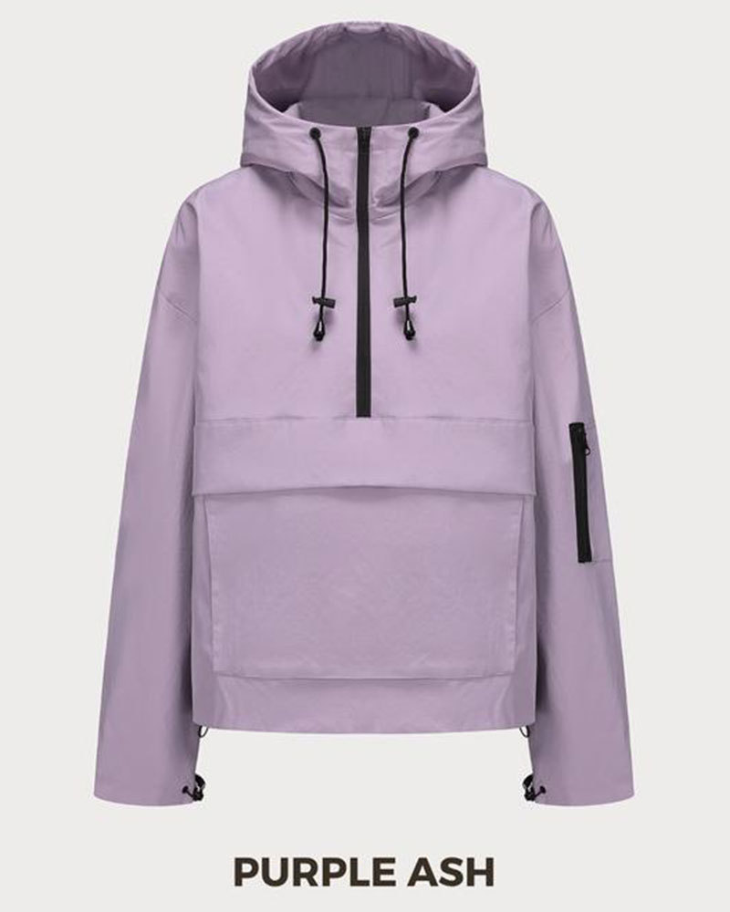 Vibecurve® StormTex Waterproof Oversized Fall Hoodie Coat