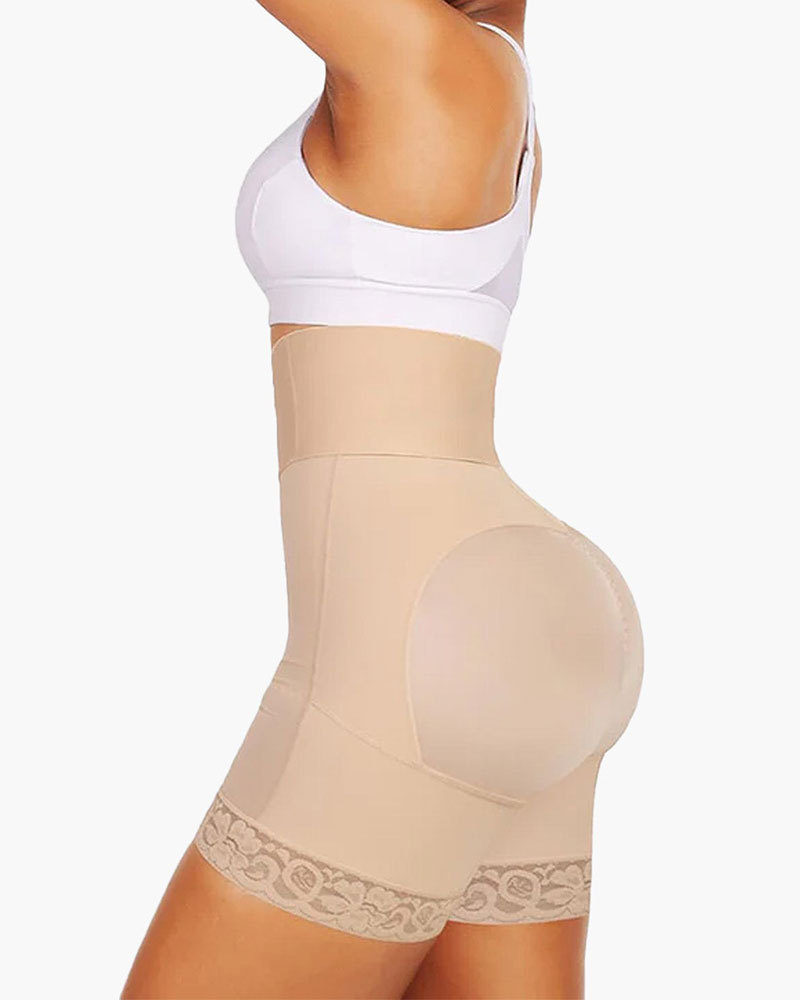 Vibecurve® High Waist Body Shaper for Women - Tummy Control, Butt Lift, Breathable Shapewear Shorts