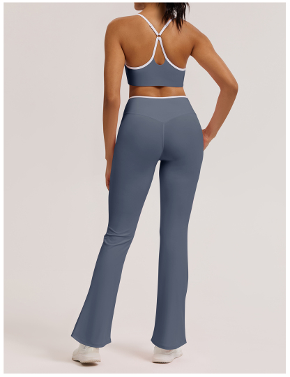 Vibecurve®Contrast Color Hollow Nude Yoga Bra