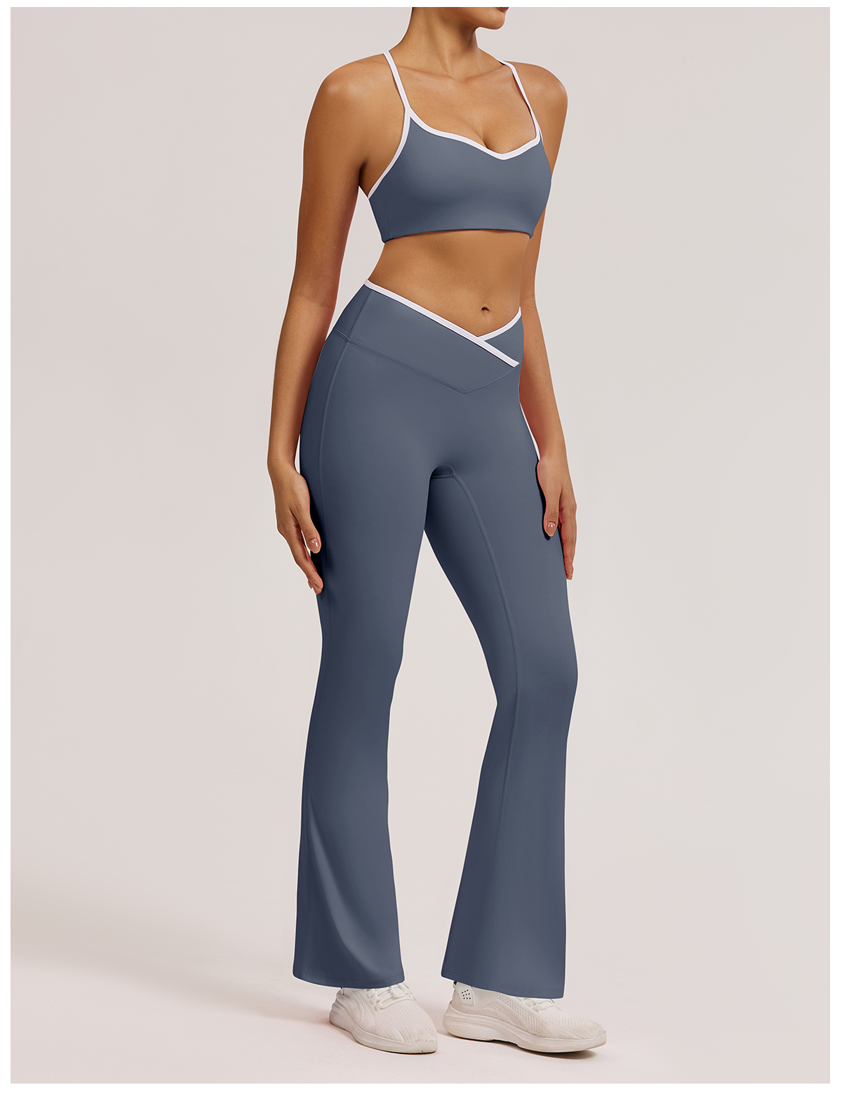 Vibecurve®Contrast Color Hollow Nude Yoga Bra