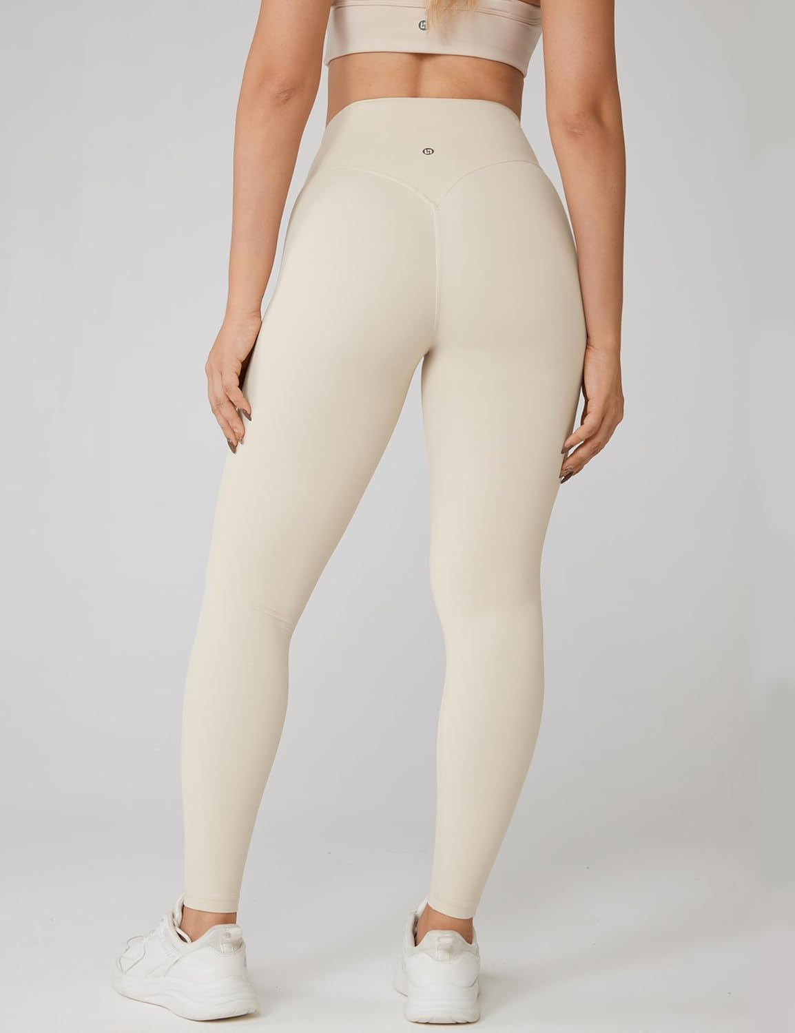 Vibecurve® Hugcurve No Front Seam High Waisted Workout Leggings for Women Buttery Soft Yoga Pants Gym Athletic Tights - 25''
