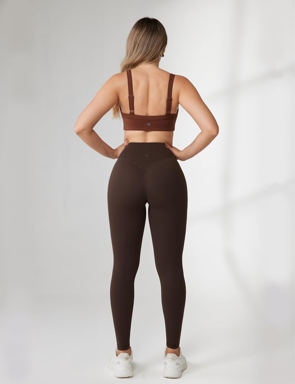 Vibecurve® Hugcurve No Front Seam High Waisted Workout Leggings for Women Buttery Soft Yoga Pants Gym Athletic Tights - 25''