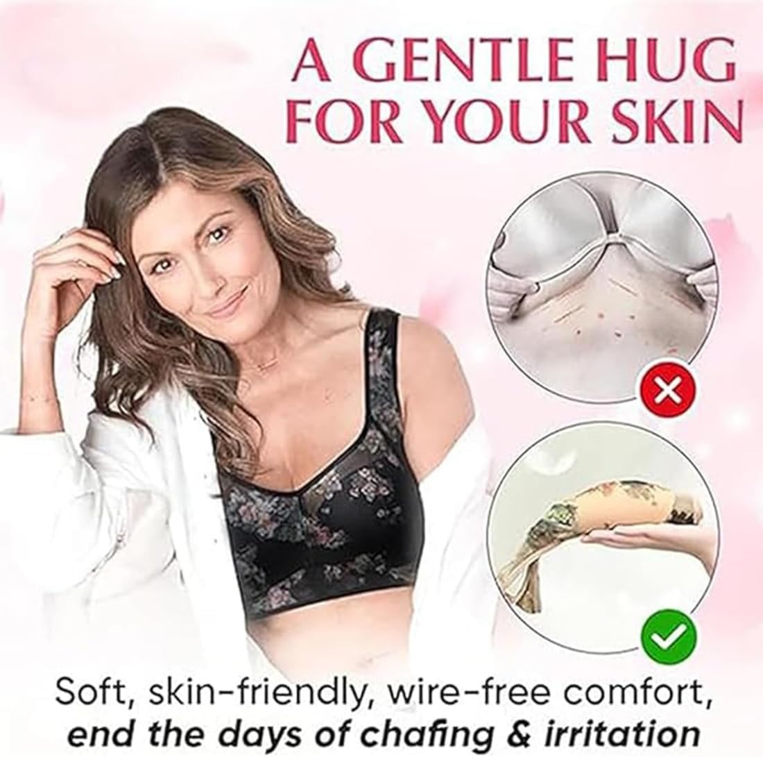 Vibecurve® Ice Silk Lace Cool And Comfortable Adjustable Push-Up Bra