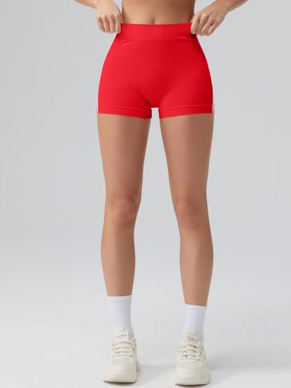 Vibecurve® Fashion Side Stripe Yoga Shorts