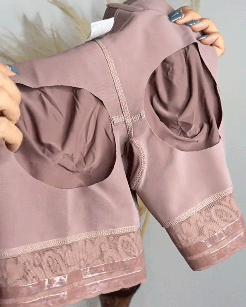 Vibecurve®Front Button Tummy Sculpting Shorts