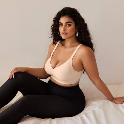 Vibecurve® Women Comfortable Push Up Bras Wireless Seamless Full Coverage Bra 