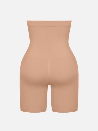 Vibecurve®High Waist Tummy Control Postpartum Belly Slimming Boyshort Seamless Fitness Sports Shorts