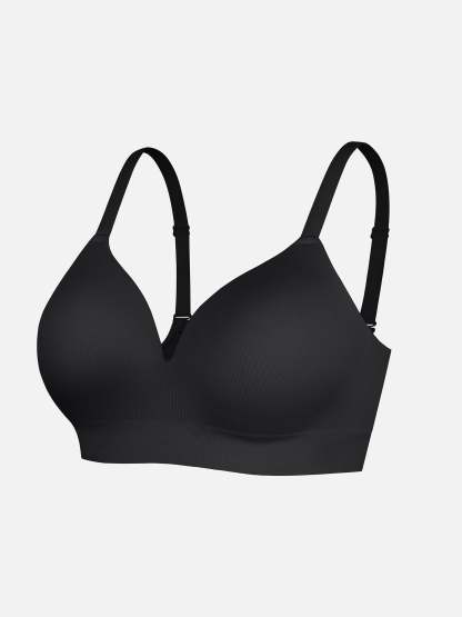 Vibecurve® Wireless Seamless Push-Up V-neck Bra