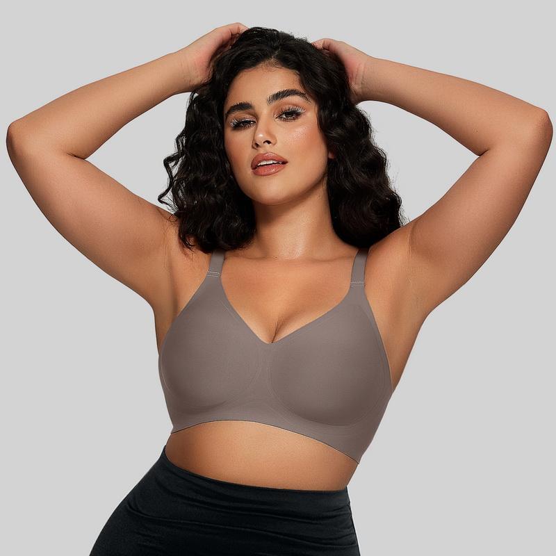 Vibecurve® Women Comfortable Push Up Bras Wireless Seamless Full Coverage Bra 