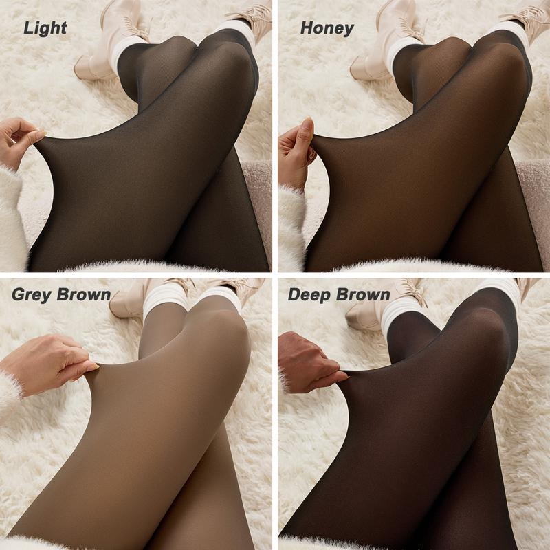 Vibecurve® Fleece Lined Tights One-Lined Seams both front and back
