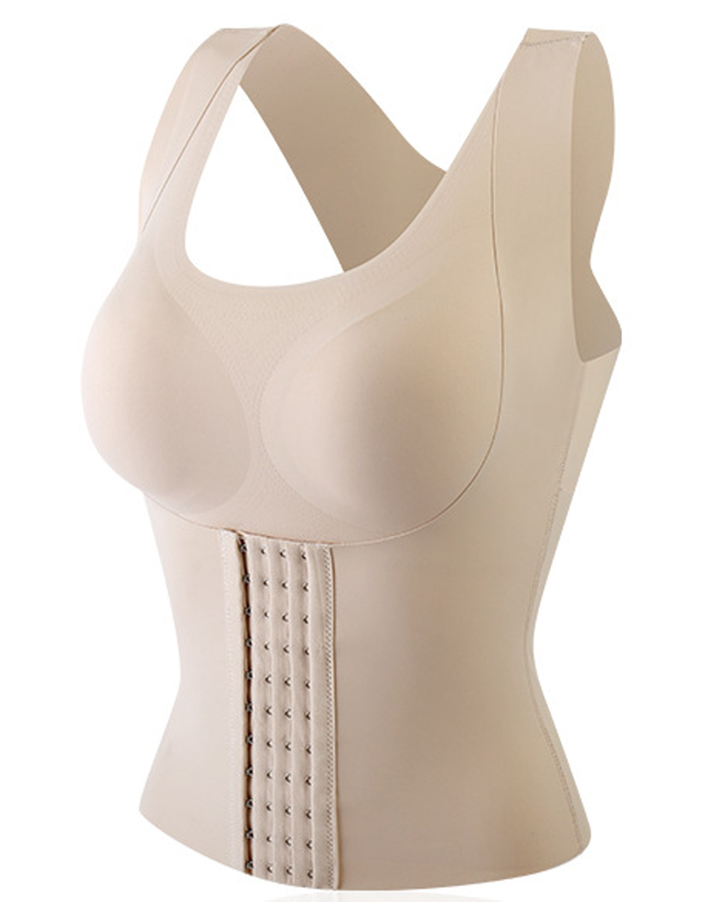 4 in 1 Waist Buttoned Bra Shapewear, 4 in 1 Waist Trainer Bra, Adjustable Straps Body Shaper Bra for Women��Pre-Sale��