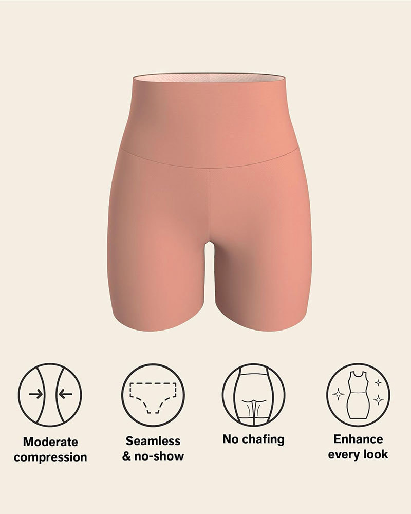 Vibecurve® Seamless Shorts for Women - High Waisted Shapewear Tummy Control