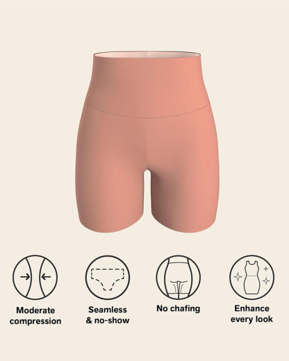 Vibecurve® Seamless Shorts for Women - High Waisted Shapewear Tummy Control