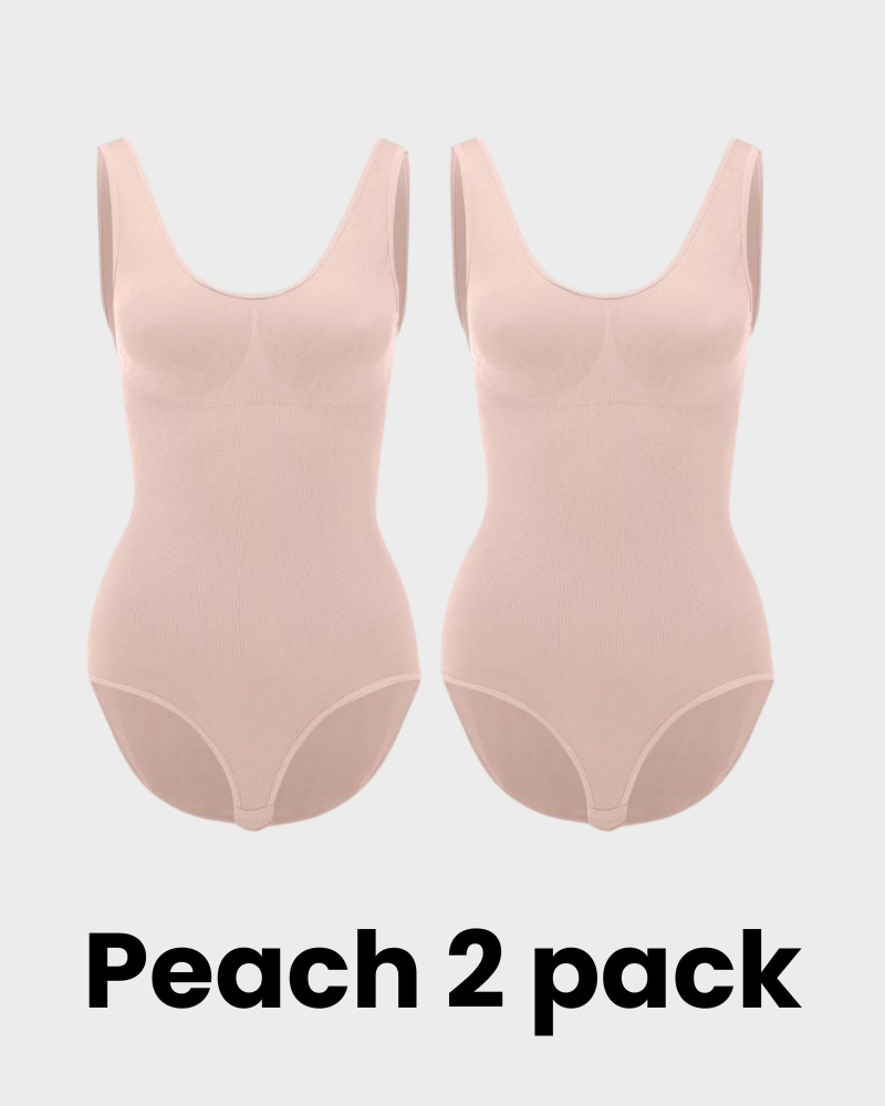 Vibecurve® Smoothing Seamless Tank Top Bodysuit Tummy Control Shapewear