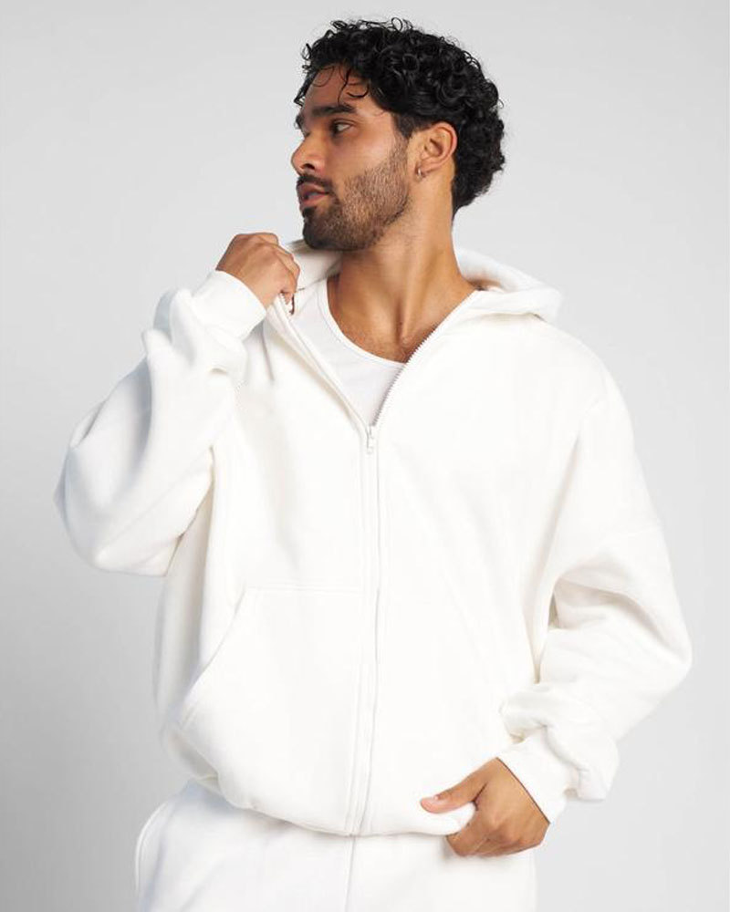Vibecurve® Cloud Zip Oversized Hoodie