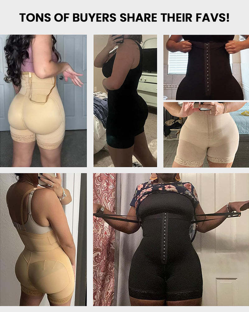 Vibecurve® Tummy Control Butt Lifter Bodysuit BBL Fajas