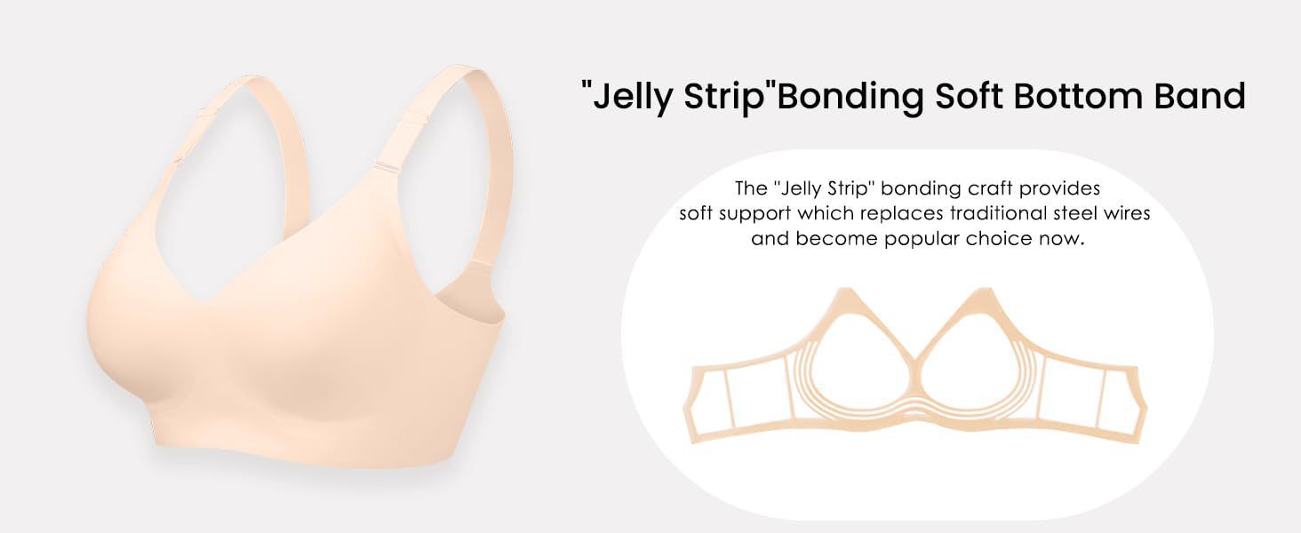 wireless bras with support and lift
