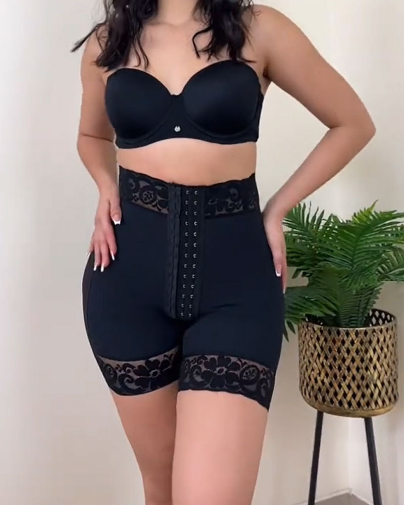 Vibecurve®Front Button Tummy Sculpting Shorts