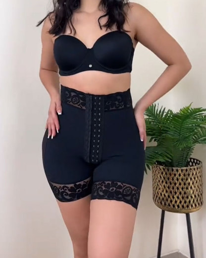 Vibecurve®Front Button Tummy Sculpting Shorts