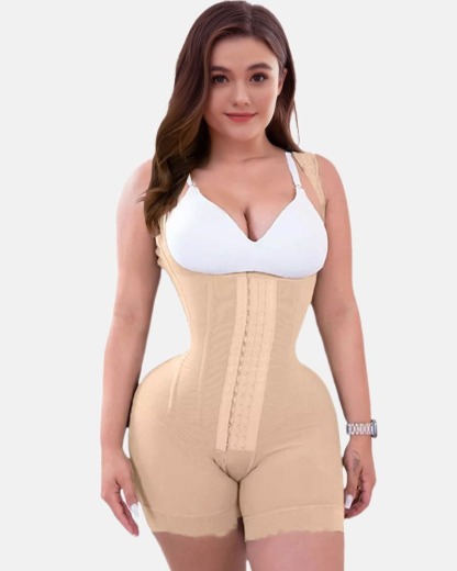 Vibecurve® Firming Compression Compression Shapewear Adjustable Body With Hook Eye Buckle