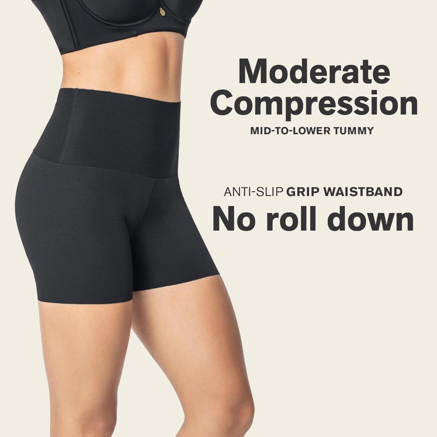 Vibecurve® Seamless Shorts for Women - High Waisted Shapewear Tummy Control
