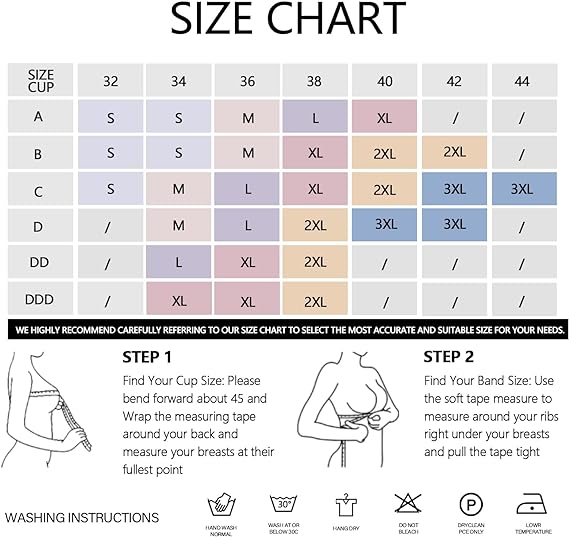 Vibecurve® Scalloped Wireless Push Up Bras