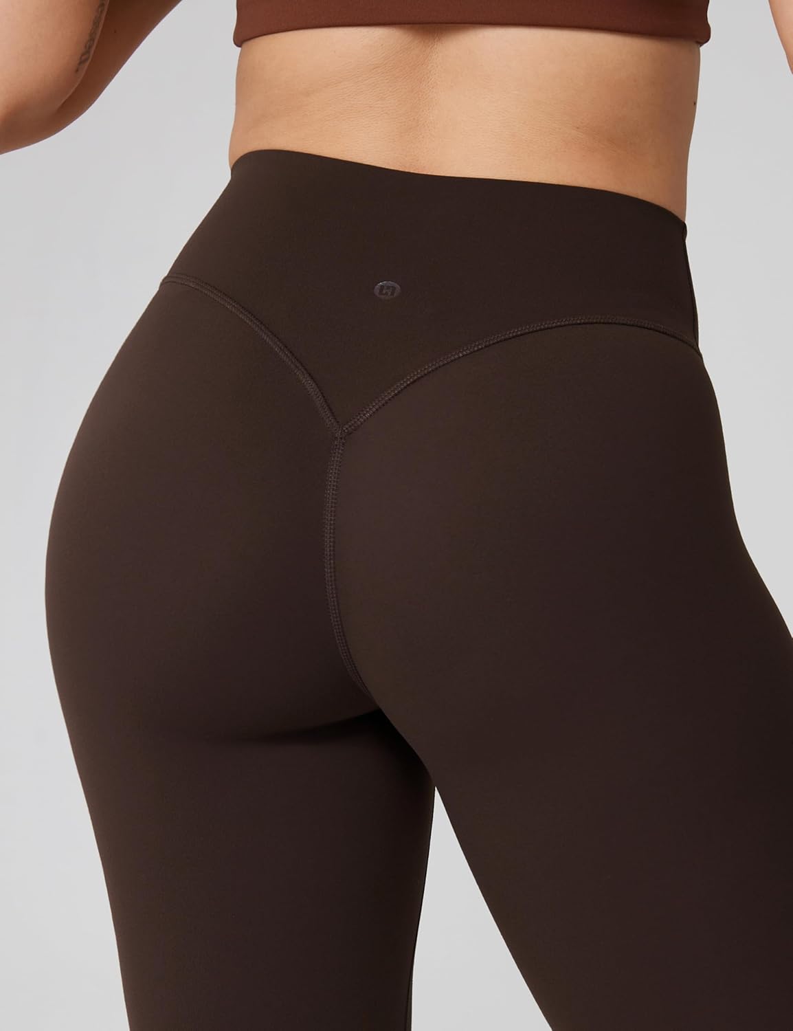 Vibecurve® Hugcurve No Front Seam High Waisted Workout Leggings for Women Buttery Soft Yoga Pants Gym Athletic Tights - 25''