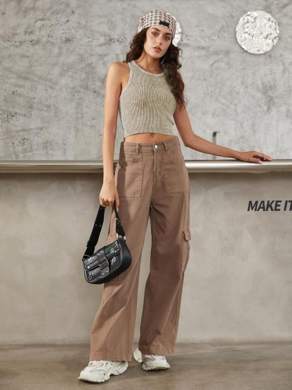 Vibecurve® Women's Solid Racerback Sports Tank Top