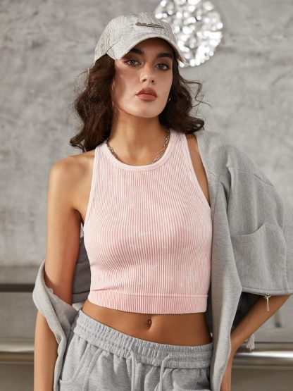 Vibecurve® Women's Solid Racerback Sports Tank Top