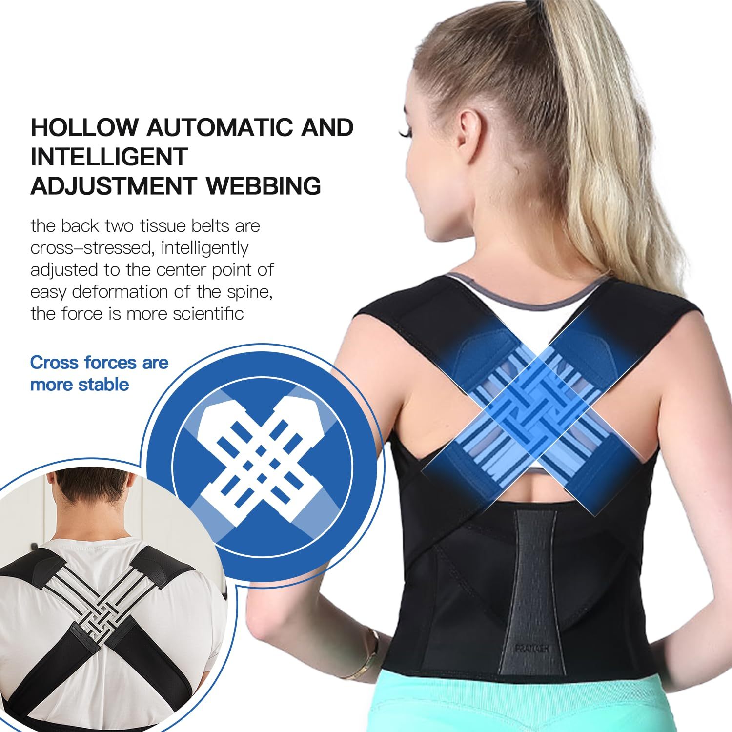 Vibecurve® Back Brace Posture Corrective Vest Waisttrainer