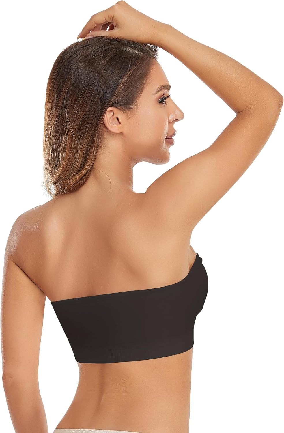 Vibecurve® Strapless Women's Anti-Slip Silicone Pad Bra Wireless Tubular Top Bra