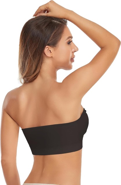 Vibecurve® Strapless Women's Anti-Slip Silicone Pad Bra Wireless Tubular Top Bra