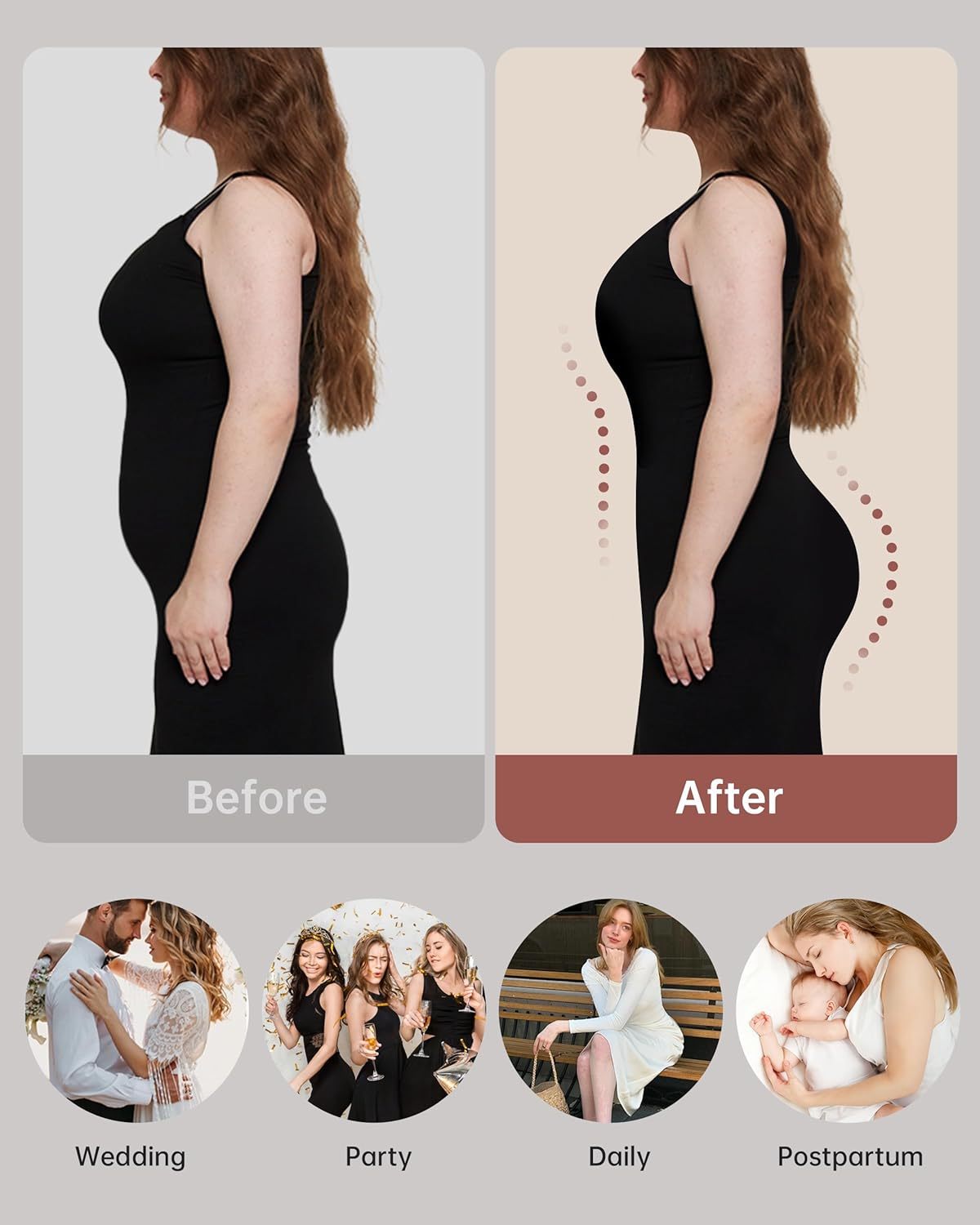 Vibecurve® High Waisted Tummy Tuck And Butt Lift Body Shaping Shorts